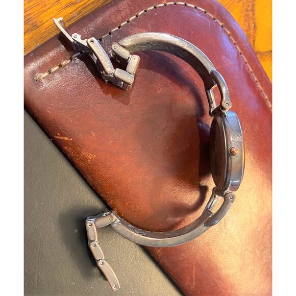 Women's 30mm Silver Tone Charter Club Watch with MOP Face - Picture 4 of 4